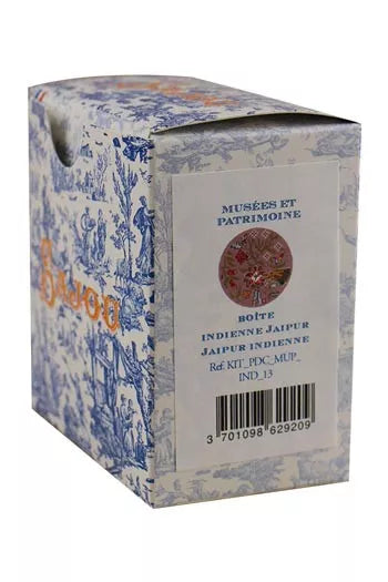 Sajou- Jaipur indienne fabric round box Kit - Museum and Heritage Collection
