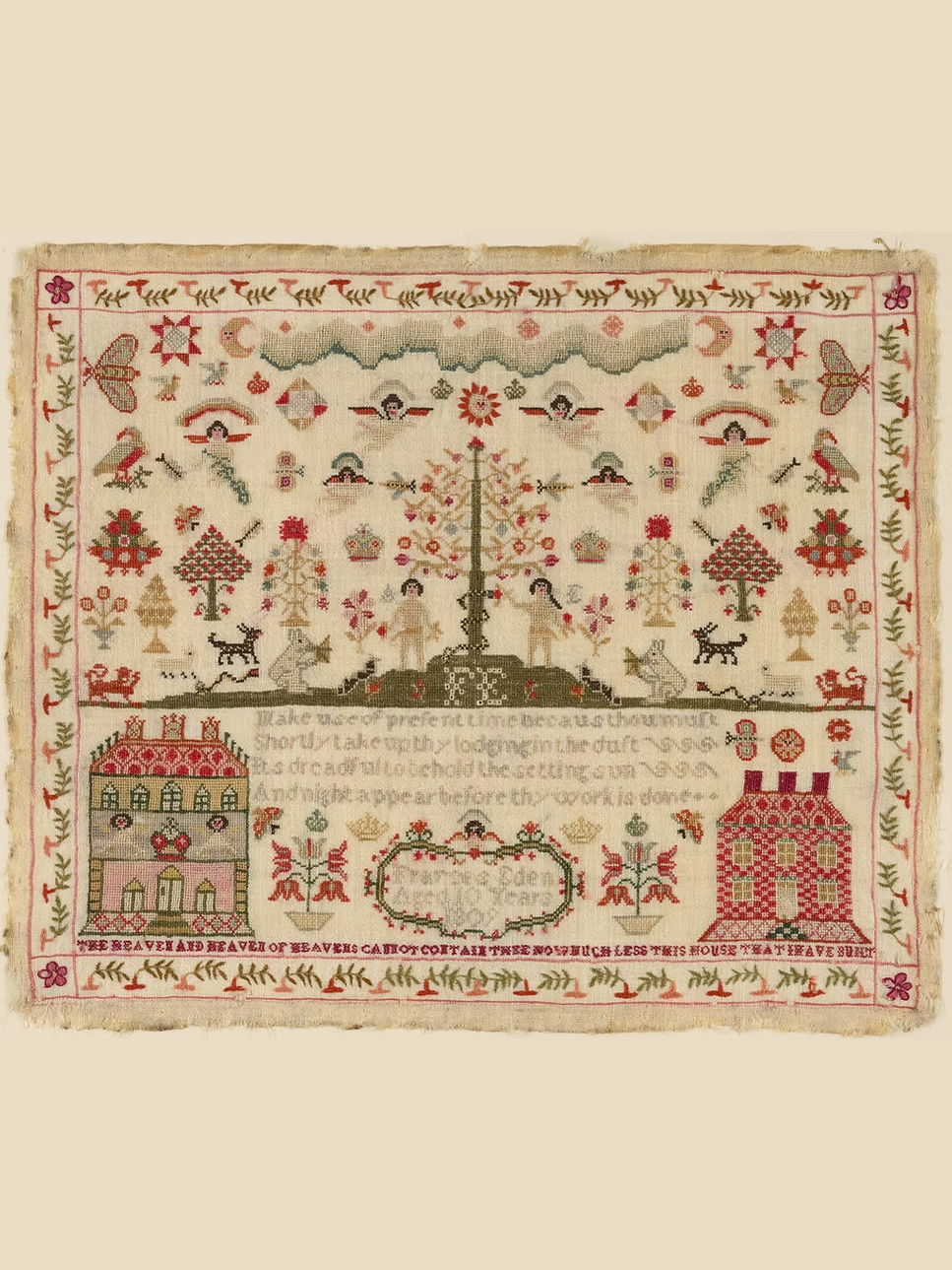 HDF Vikki Clayton-Dyer Silk - Handwork Samplers Frances Eden 1809