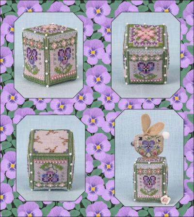Just Nan - Pansy Rose Cube