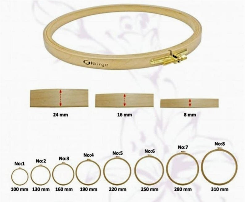 Nurge Beech 24mm Hoop - No.5 (220mm)