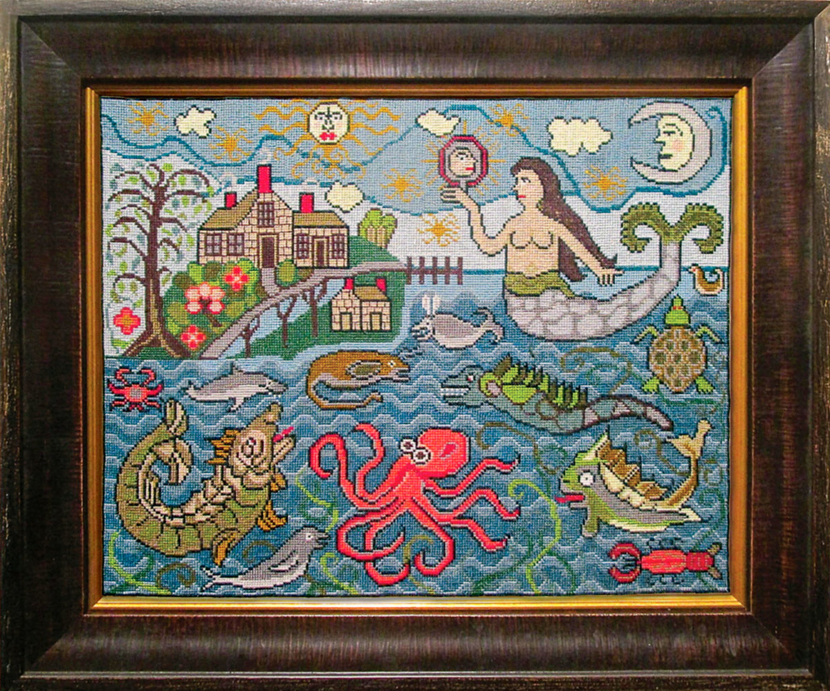 HDF Vikki Clayton-Dyer Silk - Scarlet Letter The Kraken and the Mermaid