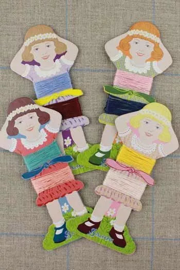 Sajou Thread Card Little Girl Thread Card Family 1