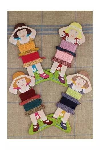 Sajou Thread Card Little Girl Thread Card Family 3