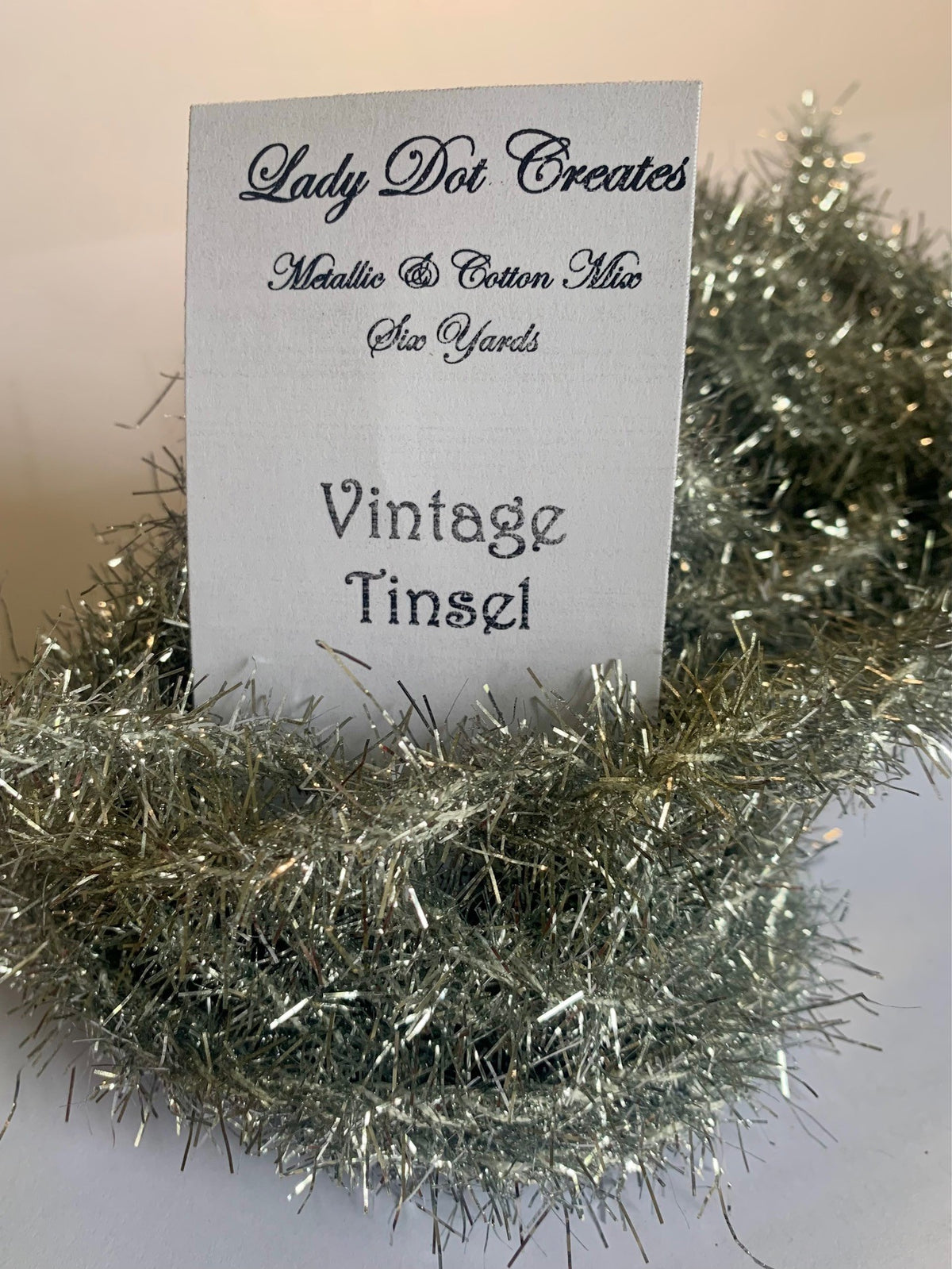 Lady Dot Creates - Vintage Tinsel 6 yds