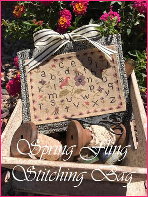 The Scarlett House -Spring Fling - Stitching Bag
