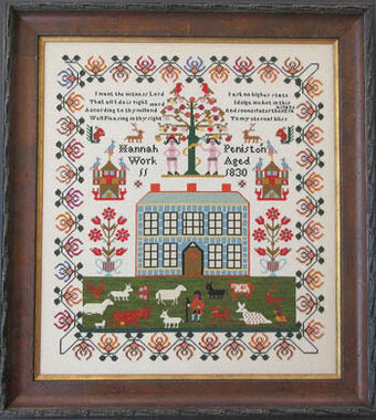 Queenstown Sampler Designs - Hannah Peniston 1830