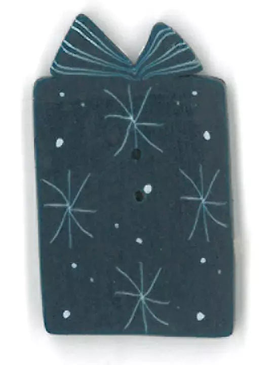 Just Another Button Company Large Blue Present
