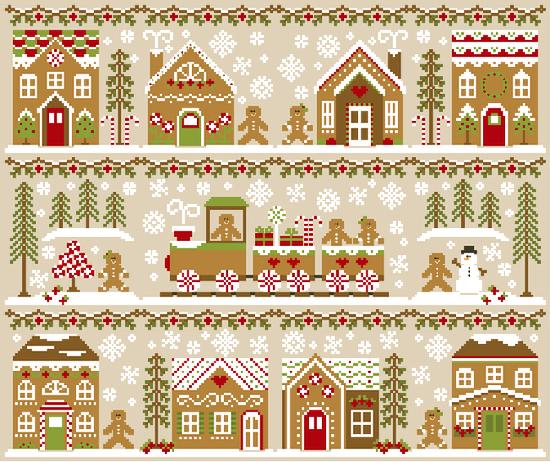 Country Cottage Needleworks - Gingerbread Village: Gingerbread House #4