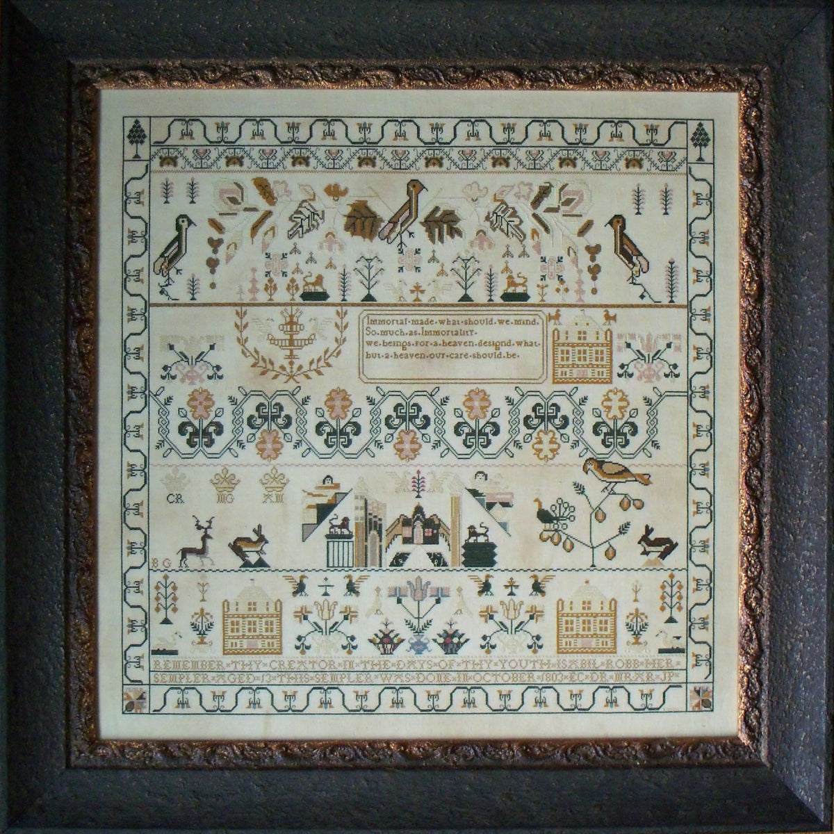 Samplers Not Forgotten - Isabill Robb 1803