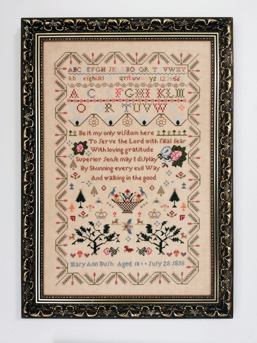 Fox and Rabbit Designs - Mary Ann Bush 1838
