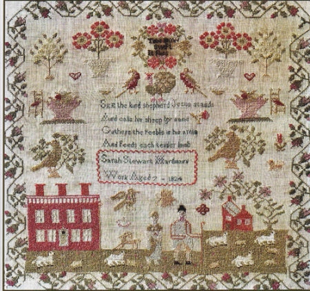 NeedleWork Press - Sarah Stewart Hardman - Aged 7 - 1824