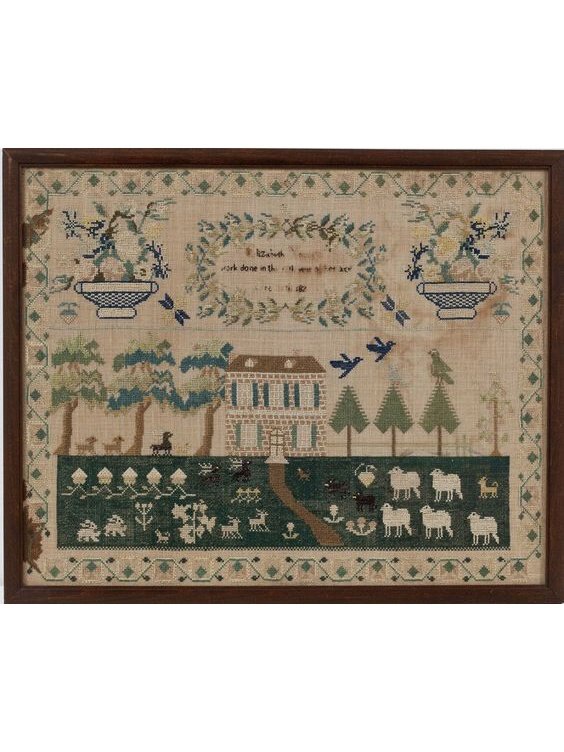 Samplers Revisited - Elizabeth Young 1829
