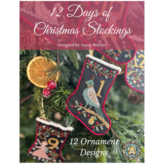 Annie Bee Folk Art - 12 Days of Christmas Stockings Booklet