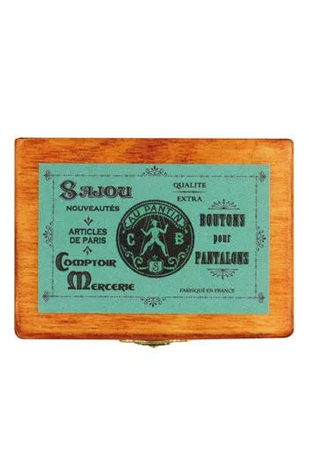 Sajou Miniature Wooden Storage Box - Various