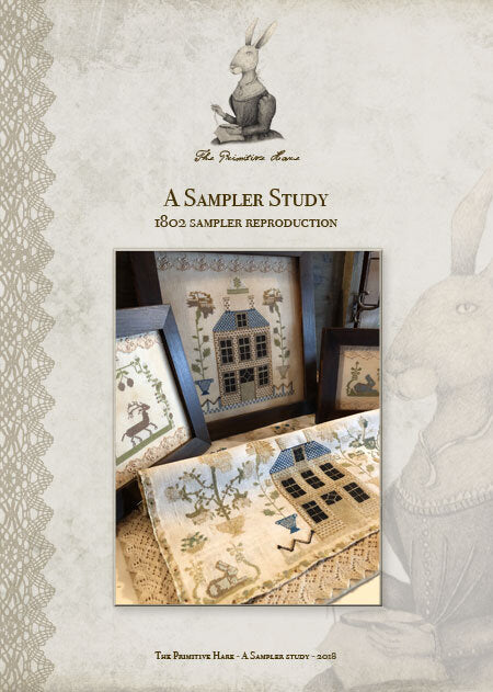 The Primitive Hare - A Sampler Study: 1802 Sampler Reproduction