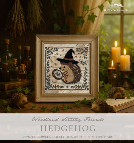 The Primitive Hare - Woodland Stitchy Friends: The Hedgehog