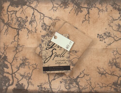 40 Count Dark Spell Printed linen by The Primitive Hare