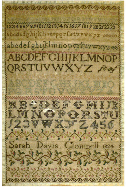 StitchyBox Samplers - Sarah Davis Clonmel 1824