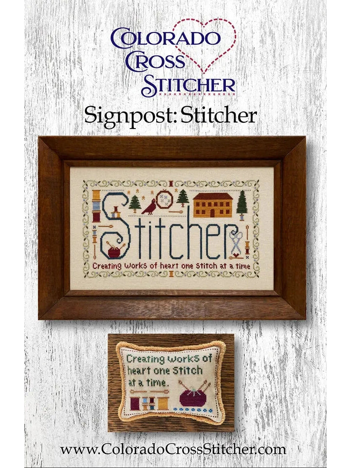 Colorado Cross Stitcher - Signpost: Stitcher