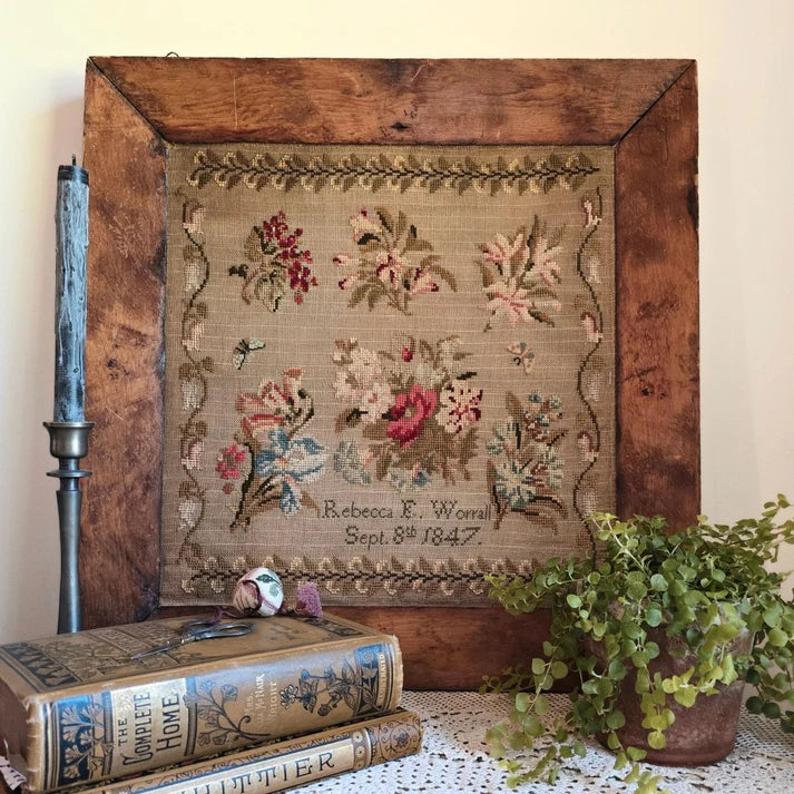 The Wishing Thorn - Rebecca Worrall Sampler 1847