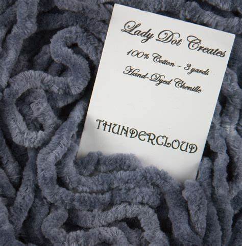 Lady Dot Creates - Thundercloud Chenille Trim 3 yds