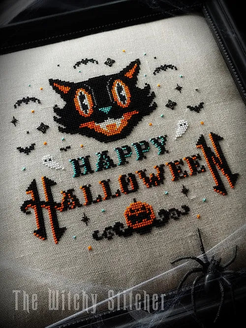 The Witchy Stitcher - Vintage Happy Halloween