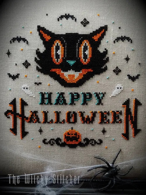 The Witchy Stitcher - Vintage Happy Halloween