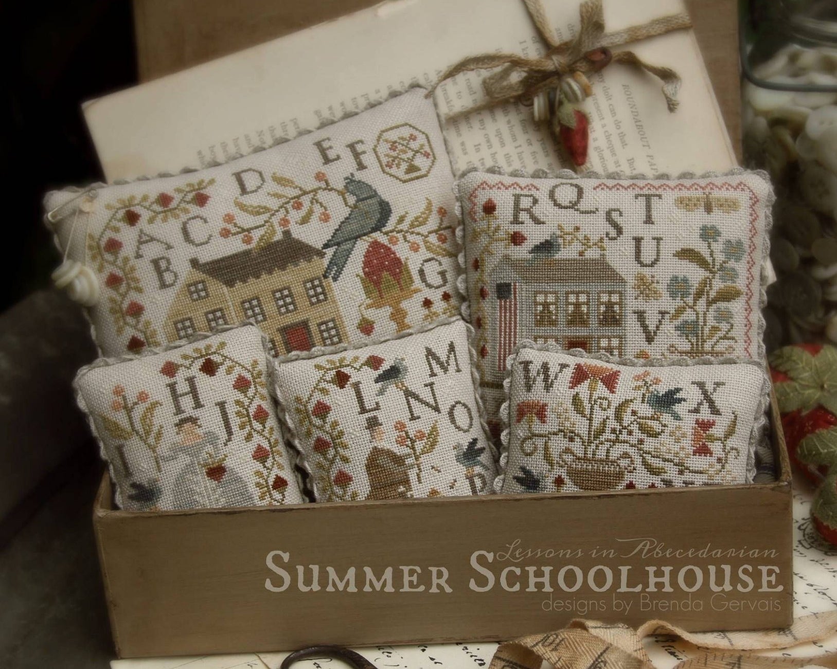 HDF Vikki Clayton-Dyer Silk - With Thy Needle & Thread Summer Schoolhouse Series Lessons1-4