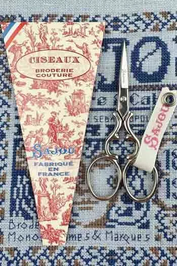 Sajou Nogent Nickel Embroidery Scissors