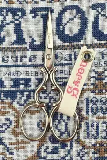 Sajou Nogent Nickel Embroidery Scissors