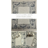40 Count Goth Night Printed linen by The Primitive Hare
