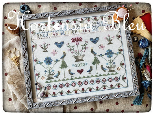 The Elegant Thread - Hortensia Bleu Sampler