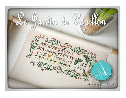 The Elegant Thread - Le Jardin de Papillions: Butterfly Garden Sampler