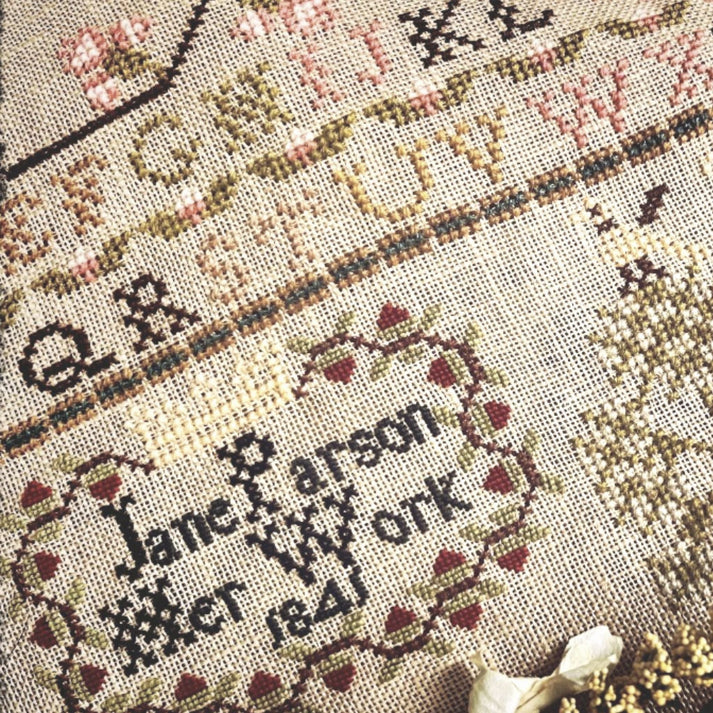 The Wishing Thorn - Jane Parson 1841 Sampler