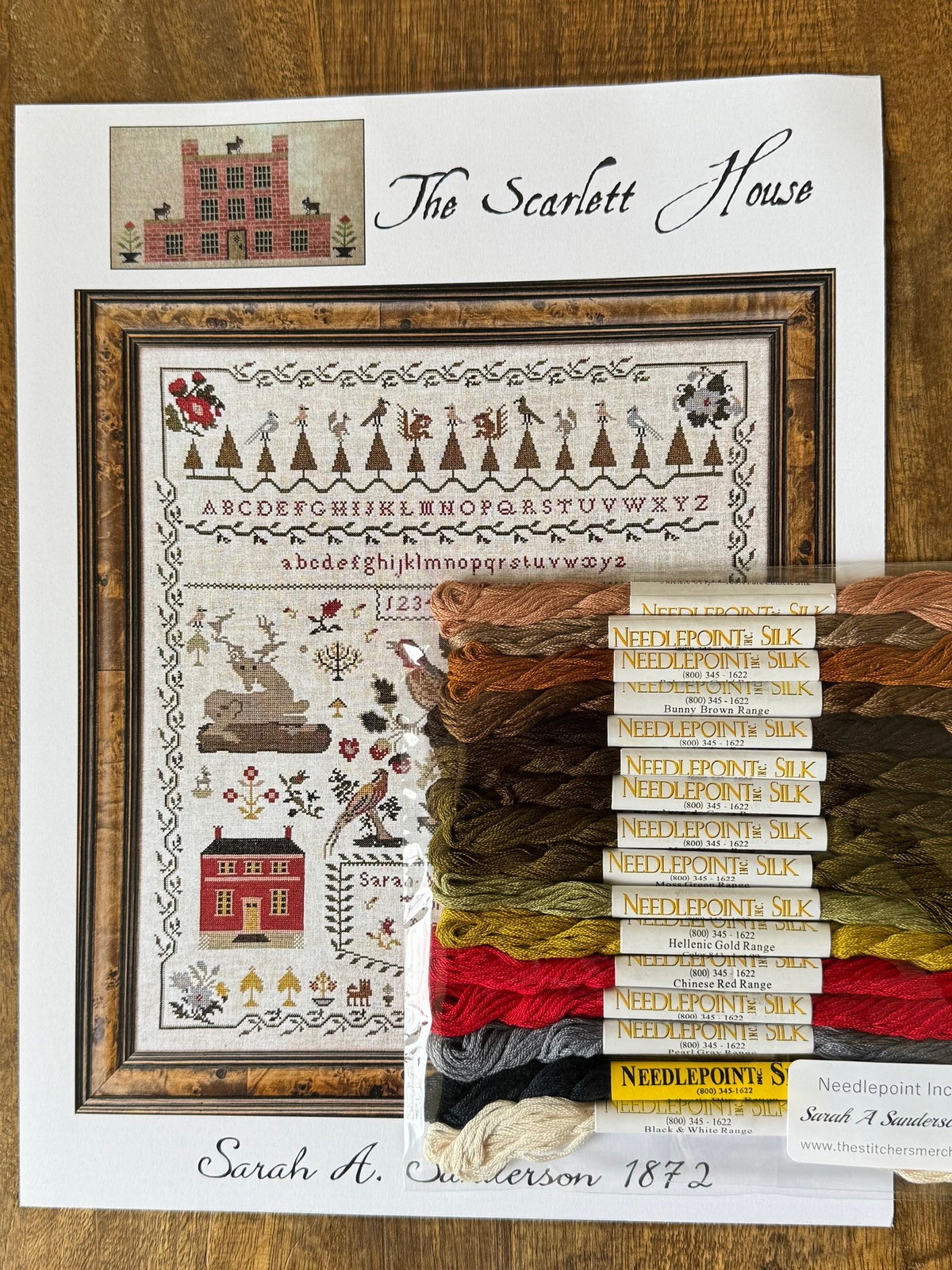 The Scarlett House - Sarah A. Sanderson 1872