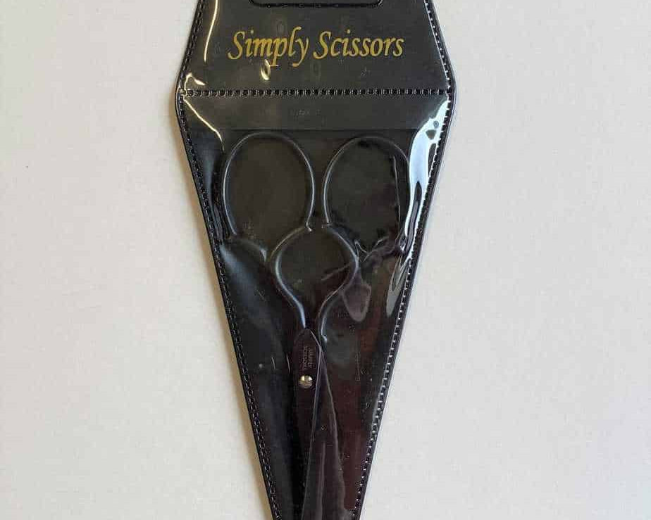 Black Milanese Embroidery Scissors