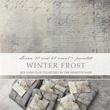 36 Count Winter Frost Printed linen by The Primitive Hare