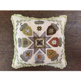 Blue Flower Stitching - Autumn Acorns