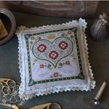 Blue Flower Stitching - Tudor Swan
