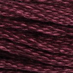 DMC Stranded Cotton - 3685 Mauve Very Dark