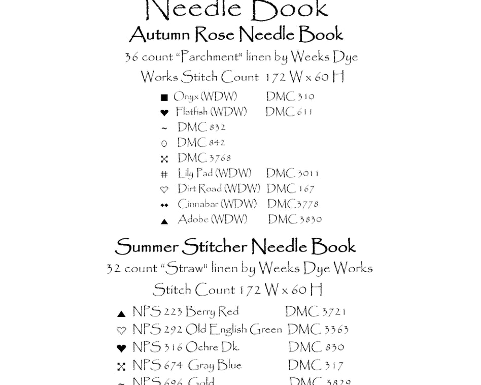 La-D-Da - Needle Book Needle Book