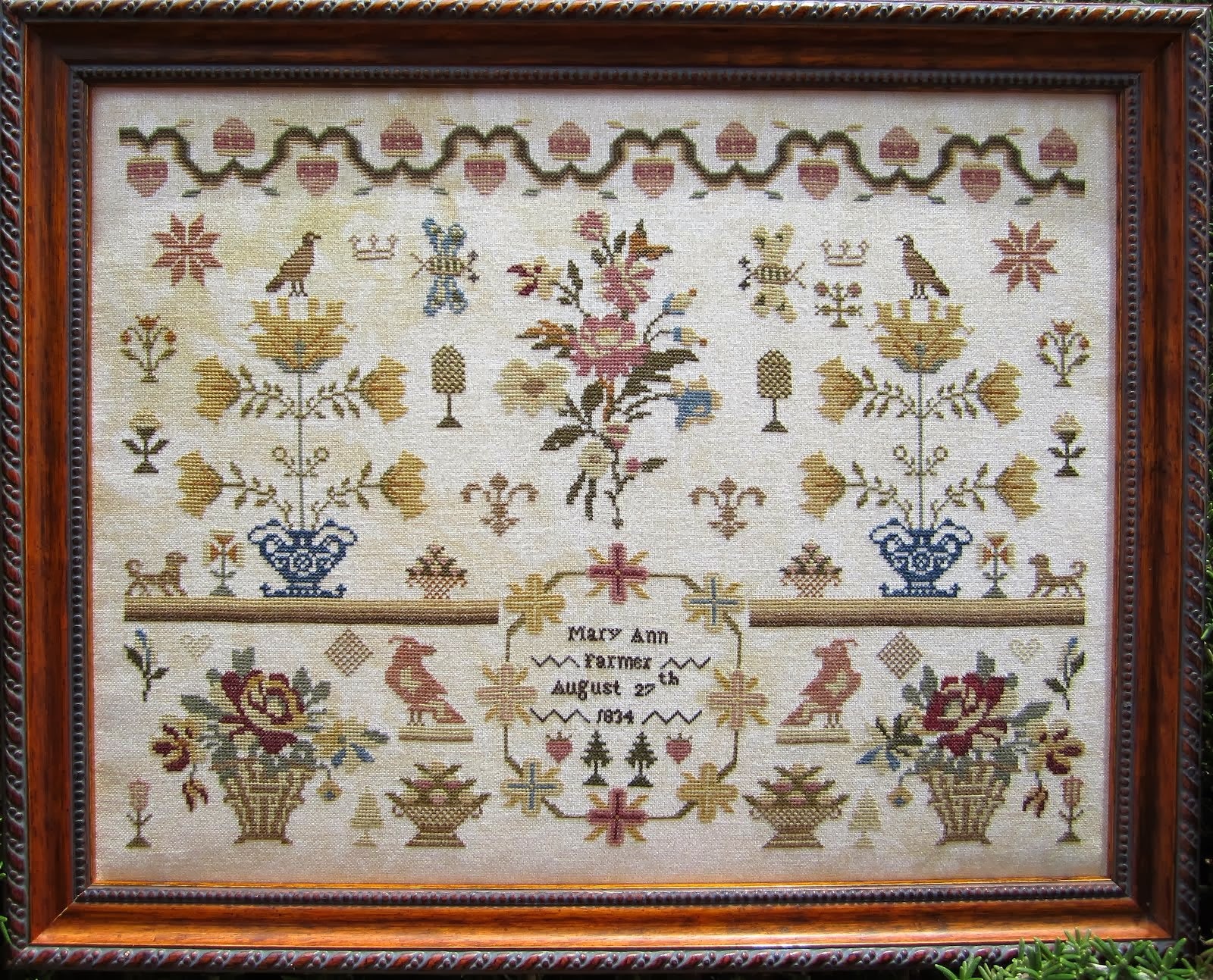 The Scarlett House - Mary Ann Farmer 1834 – thestitchersmerchant