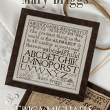 Erica Michaels - Marking Sampler Adaptions - Mary Briggs 1806